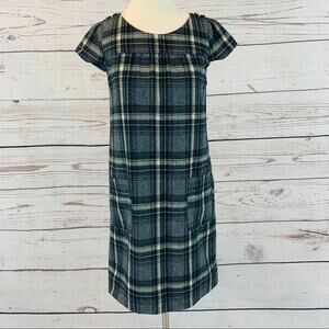 Gap plaid dress with pockets size 6